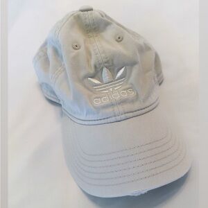Women’s Adidas Vintage Style Beige Gray Cap with Logo
